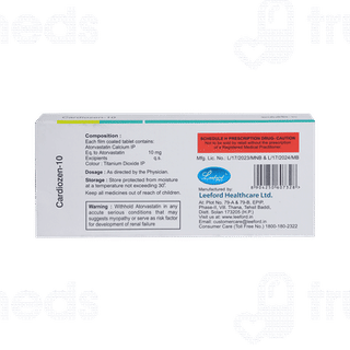 Cardiozen 10 Tablet 10
