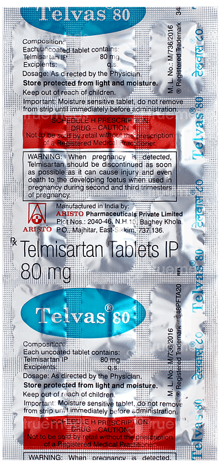 Telvas 80 Tablet 15