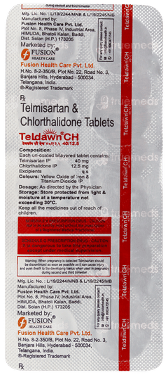 Teldawn Ch 40/12.5 Tablet 10