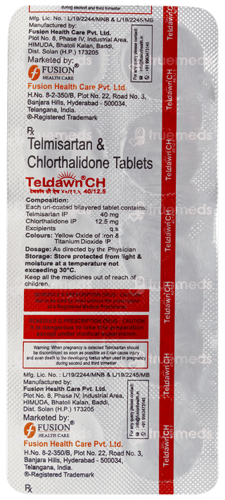 Teldawn Ch 40/12.5 Tablet 10