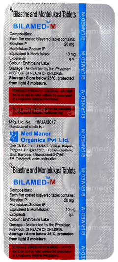 Bilamed M Tablet 10