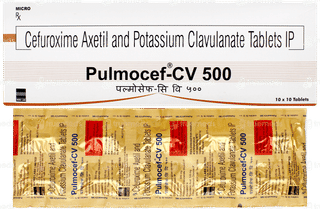 Pulmocef Cv 500 Tablet 10
