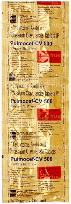 Pulmocef Cv 500 Tablet 10 Pulmocef Cv 500 Tablet 10