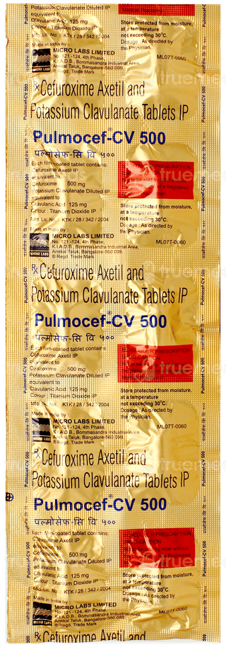 Pulmocef Cv 500 Tablet 10