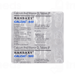 Calzac 500 Tablet 15