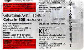 Cefsafe 500 Tablet 10