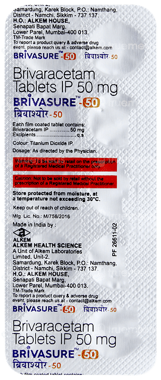 Brivasure 50 Tablet 10