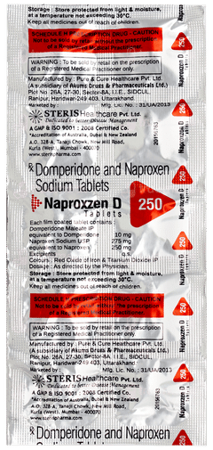 Naproxzen D 250 Tablet 10