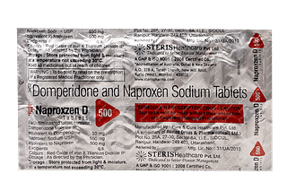 Naproxzen D 500/10 MG Tablet 10