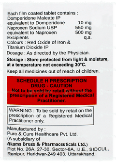 Naproxzen D 500 Tablet 10