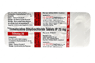 Trimetaz 20 MG Tablet 10