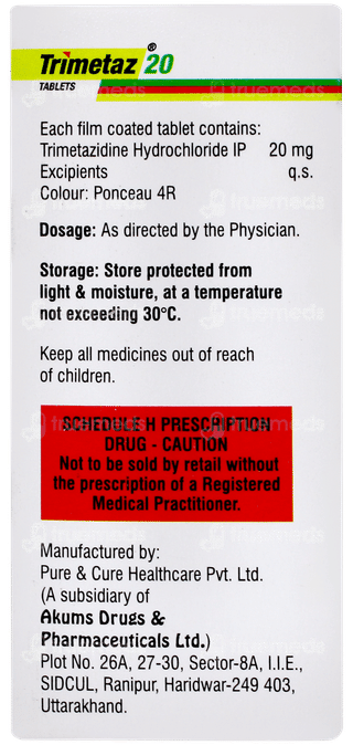 Trimetaz 20 Tablet 10