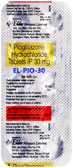 El Pio 30Mg Tablet 10