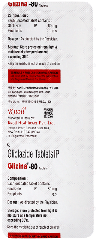 Glizina 80 Tablet 10
