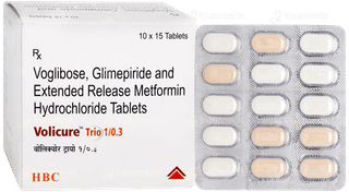 Volicure Trio 1/0.3 Tablet 15