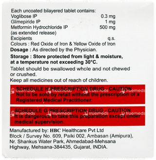 Volicure Trio 1/0.3 Tablet 15