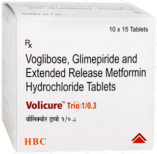 Volicure Trio 1/0.3 Tablet 15