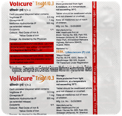 Volicure Trio 1/0.3 Tablet 15 Volicure Trio 1/0.3 Tablet 15