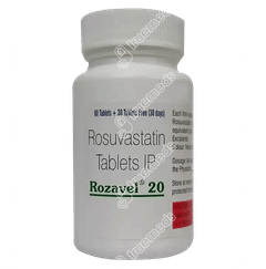 Rozavel 20 Tablet 60+30 Free