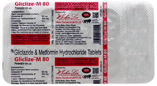 Gliclize M 80 Tablet 10