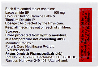 Lacosmile 100 Tablet 10