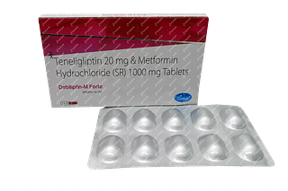 Debiliptin M Forte 20/1000 MG Tablet Sr 10