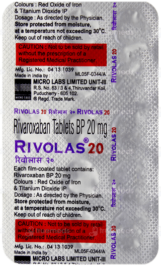 Rivolas 20 Tablet 15