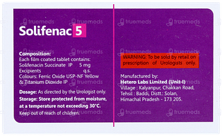 Solifenac 5 Tablet 15