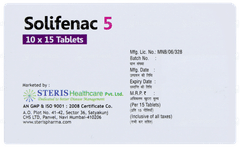 Solifenac 5 Tablet 15 Solifenac 5 Tablet 15