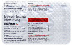 Solifenac 5 Tablet 15 Solifenac 5 Tablet 15