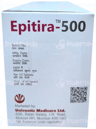 Epitira 500 Tablet 10