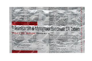 Telcure Beta 40/50 MG Tablet Er 15