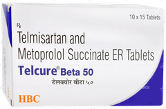 Telcure Beta 50 Tablet 15 Telcure Beta 50 Tablet 15