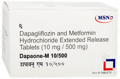 Dapaone M 10/500 Tablet 10 Dapaone M 10/500 Tablet 10
