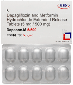 Dapaone M 5/500 Tablet 10 Dapaone M 5/500 Tablet 10