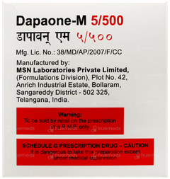 Dapaone M 5/500 Tablet 10