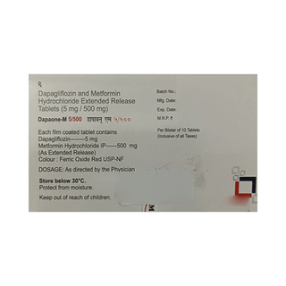 Dapaone M 5/500 Tablet 10