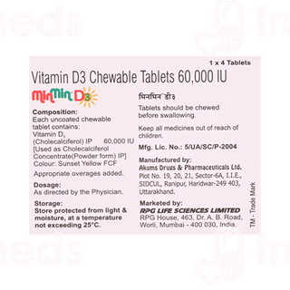 Minmin D3 Chewable Tablet 4