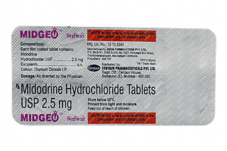 Midgeo 2.5 MG  Tablet 10