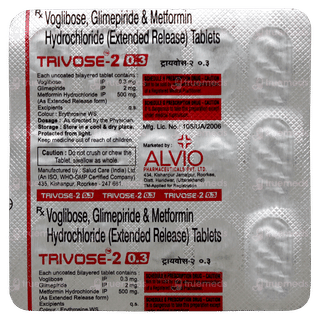 Trivose 2/0.3 Tablet 15