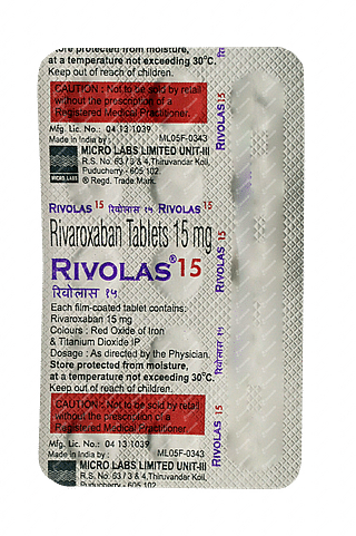 Rivolas 15 MG Tablet 15