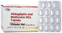 Vildader Met 50mg/1000mg Tablet 15