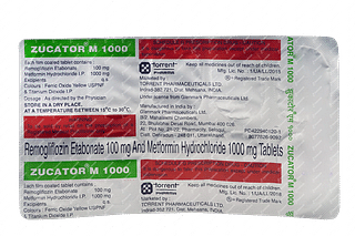 Zucator M 100/1000 MG Tablet 10