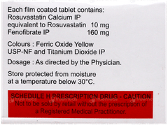 Rozustat F 160 Tablet 10