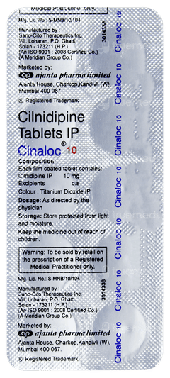 Cinaloc 10 Tablet 10