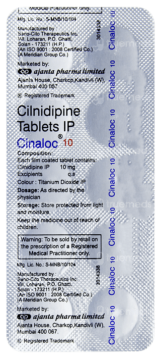 Cinaloc 10 Tablet 10