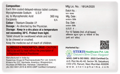 Mycoplasm S 360 Tablet 10