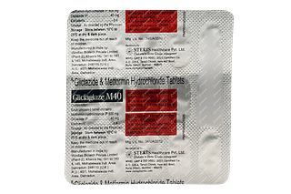 Gliclaglaze M 40 MG Tablet 15