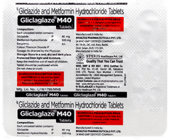 Gliclaglaze M40 Tablet 15 Gliclaglaze M40 Tablet 15