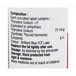 Thyroxinol 75 Tablet 120